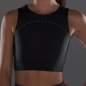 Lululemon Hotty Hot Cropped Tank in Graphite Grey Women's Size 8